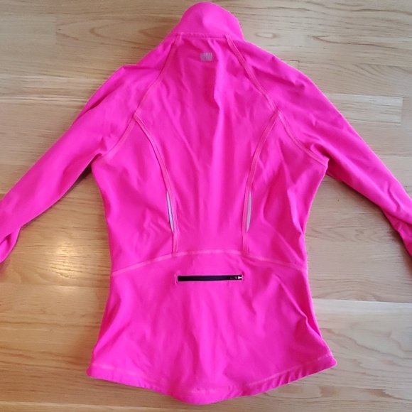 Neon pink VSX workout zip-up - Picture 3 of 5